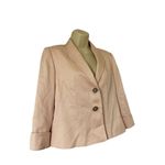 Tahari  Women's Pink 2 Button Career Blazer Jacket Size 6P Photo 1