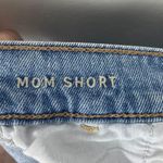 American Eagle Cuffed Denim Pleated 90s Mom Shorts Photo 3