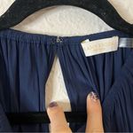 Ramy Brook Ramy Brooks Lauren Cold Shoulder Blouse Navy Blue Size XS Long Sleeve Photo 5