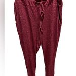 Bobeau  Collection heathered red jogger pants with pockets size medium Photo 0