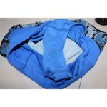 Lululemon Womens Run Speed Short Blue Black Gray Snake Print Running Shorts Sz 4 Photo 3