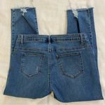 Indigo Blue  Maternity Ankle Cropped  Jeans in Classic Blue Photo 1