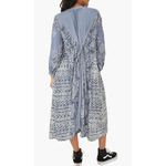 Free People Oh My Mix Print Long Sleeve Dress Duster Boho Midi Flowy Sundress XS Photo 1