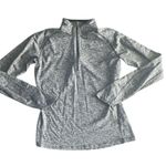 Nike  Dri-Fit Size Medium Heathered Grey 1/4 Zip Pullover Top Photo 1