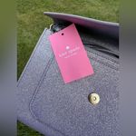 Kate Spade  New York Tinsel Glitter Flap Crossbody Lilac Frost Purse K9336 NEW Photo 11