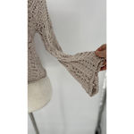 Dress Barn Vtg Y2K Sweater Cardigan Crochet S Bell Sleeve Hippie Boho Festival Photo 2