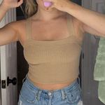 Abercrombie & Fitch Abercrombie Top Crop Tank Ribbed Photo 0