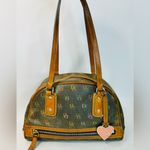 Dooney & Bourke Vintage Y2K Rainbow Signature Mini Bowler Bag in Black Photo 1