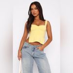 White Fox Boutique NWT White Fox Yellow Tank Top Photo 1