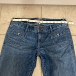 EXPRESS Stella Fit & Flare Low Rise Flare Jeans Photo 8