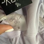 Calia Lilac Open Back High Neck Swimsuit Photo 4