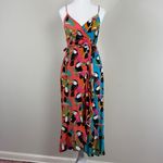 Farm Rio  Toucan Tropical Wrap Maxi Dress Size XXS‎ Photo 2