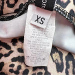 Onzie High Rise Biker Shorts Women’s size XS Leopard Print Outdoors Gym Workout Photo 5