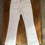 Kut From The Kloth Women’s Natalie high rise boot cut white jeans size 12 NEW Photo 0