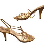 Stuart Weitzman  Lizard Leather New Strappy Sexy Event Sandals Shoe $270 NWT Photo 5