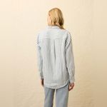 Faherty Laguna Linen Relaxed Shirt - Ocean Lucy Stripe Photo 3