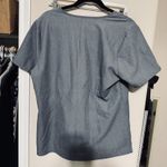 FIGS  Grey Scrub Top Womens sz L Gray Nurse Medical Comfort PO# 2453 Photo 3