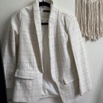 SheIn White plaid blazer Photo 0