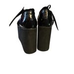 Iron fist  Creature of The Night Black Batwing Platform Shoes US 7 Goth Alt Punk Photo 2