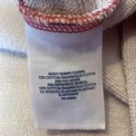 Lands End Rainbow Terry Toweling Hoodie Purple Yellow Pink Stripe Sz LARGE Photo 5