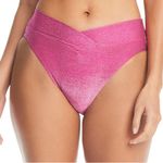 Bar III  Shimmer Print Bikini Bottom Photo 2