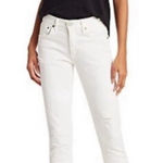 Moussy Vintage Jeans Velma White Destroyed Sz 27 High Photo 0