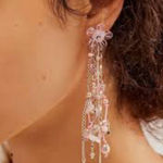 Free People  Willow Dangles - Blush Photo 0