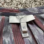 Joie gray, red & purple watercolor sleeveless silk tank top size XS Photo 5