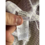 LuLaRoe Women Size Large Open Front Cardigan Pockets Purple White Teacher Spring Photo 10