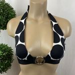 La Blanca  Black & White Polka Dot Print Bikini Swim Bathing Suit Top 8 Photo 0