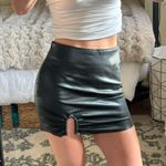 ZARA  Leather Skirt Faux Photo 1
