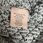 Philosophy  Black and White Diamond Print Knit 3/4 Sleeve Women's Sweater Size S Photo 7