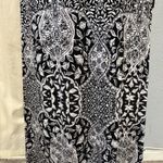 Artisan NY  Black Paisley Print Maxi Skirt Boho Flowy Bohemian Vacation Resort M Photo 4