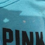 PINK - Victoria's Secret Victorias Secret PINK Vintage Half Zip Blue Hoodie Sweatshirt Photo 6