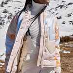 Free People New Shine On Retro Puffer Coat Jacket Size M Photo 1