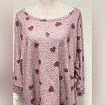 cha cha vente NWOT Heart Print Women's Top Size 2X Photo 2