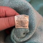 Jess Lea Quarter Zip Pullover Fleece Lined Funnel Neck Aqua Blue L Size L Photo 4