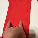 J. McLaughlin Women SZ 6 Coral Pink Side Zipper Closure Stretch Dress Pant *FLAW Photo 5