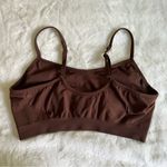 Athleta Brown Seamless Sports Bra Women's Size Large Photo 4