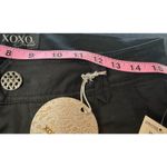 XOXO NWT  Juniors Black Casual Capris Pants With Lace Accents Size 7/8 Photo 7