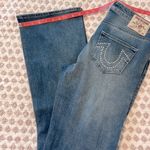 True Religion NWT Becca Mid Rise Bootcut Crystal Horseshoe Pocket Jeans Size 29 Photo 6