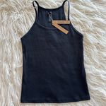 SKIMS  Cotton Rib Long Tank Soot Size Large Photo 1