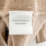 Chinti‎ & Parker Womens Cashmere Sweater Size S Tan Quiet Luxury Old Money Paris Photo 5
