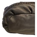 The Sak Brown Leather Large Tote Bag Braided Trim Shoulder Purse Slouchy Hobo Photo 3