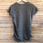 Athleta Gray Athletic Short Sleeve Tee Size Medium Photo 2