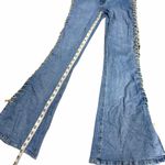 Mudd Y2K Yo! Low RiseLace Up Flare Jeans Size 7 Photo 3
