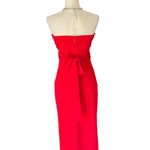Lulus Own the Night Red Strapless Maxi Dress Size M Photo 8