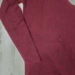 Vimmia NWT Shavasana Burgundy Open Back V-Neck Sweater Women's Size Medium Photo 3