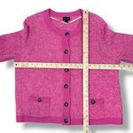 Torrid  Tweed Knit Button Up Cardigan Sweater Pink Marled Size 1X Photo 11