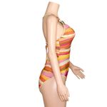 Becca Canyon Sunset One Piece Swim, Orange Multi, Large Photo 9